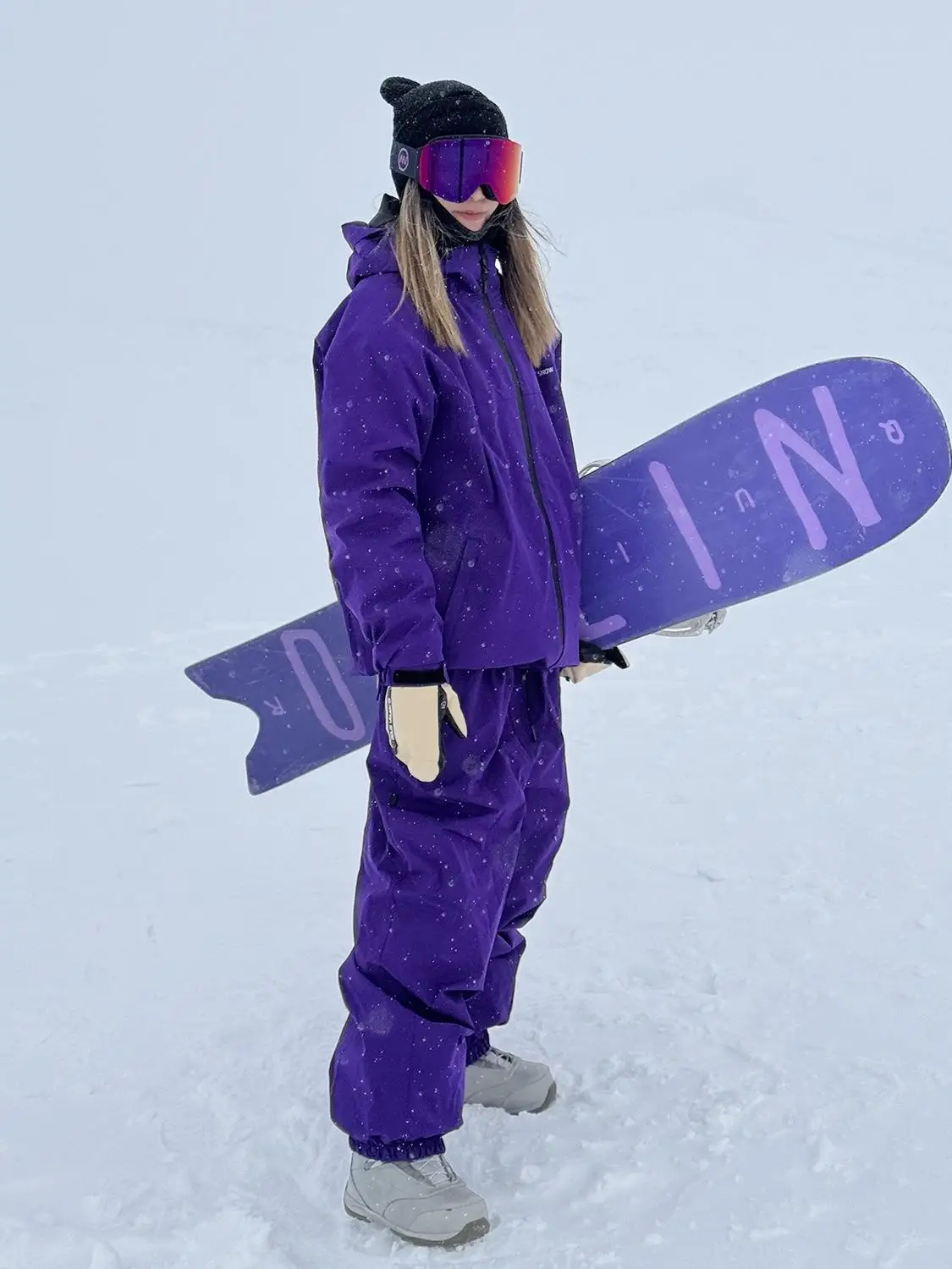 Oversize Women's Ski Jacket 3L Men's Snowboard Clothing Hooded Waterproof Windproof Thermal Winter Outdoor Sports Warm Snow Wear