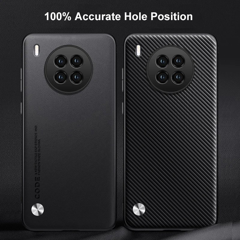 Deluxe PU Leather Matte Silicone Phone Case with Full Camera Protection