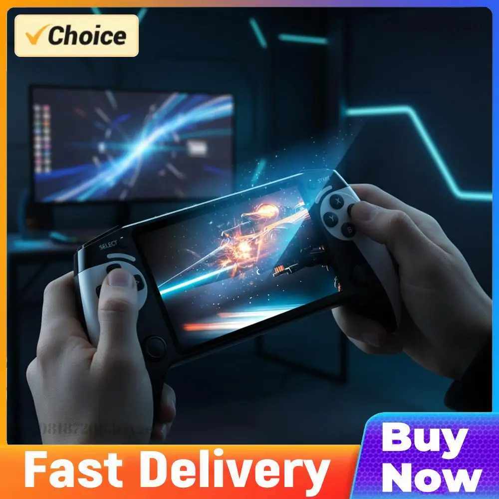 Consola de videojuegos portátil retro con pantalla de 5,5 pulgadas y más de 20.000 juegos para niños y adultos._voghion.com