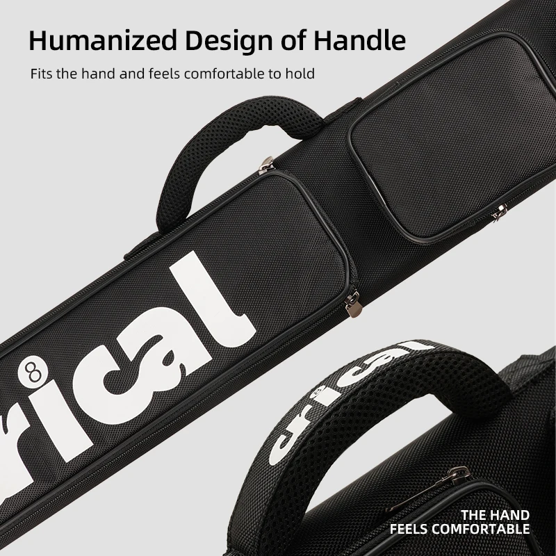 CRICAL Cue Case Bag 2Butts 4Shafts Hard 2x4 Pool Case 86cm Length