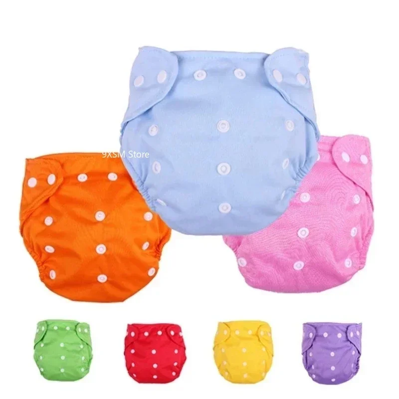 Baby Training Pants Buttons Diaper Baby Underwear Summer Washable Breathable Diaper Pants Diapers Cotton Learning Trousers baby training pants cloth diapers waterproof diapers