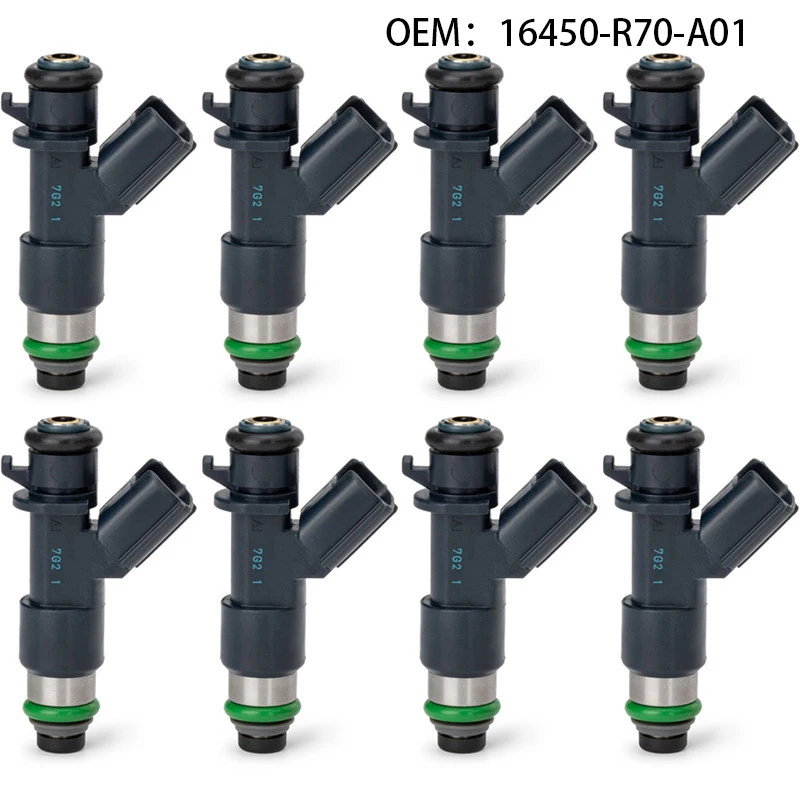 

8PCS High Quality Fuel Injector Nozzle 16450-R70-A01 16450-R71-L01 For Acura For Honda Accord Crosstour 16450R70A01 1955001100