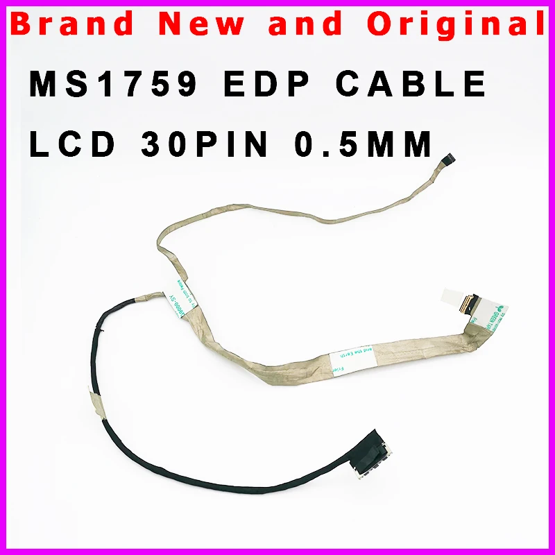 New Laptop LCD Cable For MSI GE70 2QE MS1759 MS-1759 EDP Cable LCD LED Display Ribbon cable K1N-3030007-H39