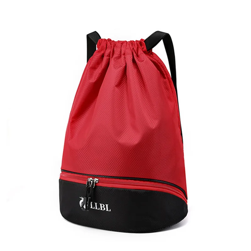 Women's Bags Waterproof Gym Men's Soccer Training Large Fitness Basketball Ball Drawstring Handbag Travel Female Sports Backpack