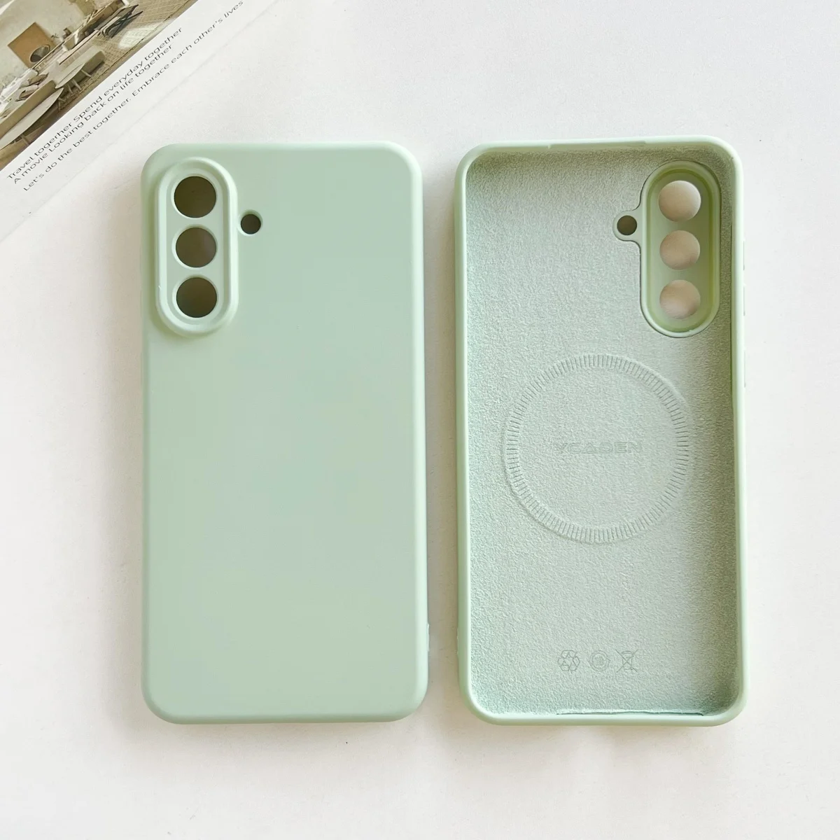 Premium Liquid Silicone Magnetic Wireless Charging Case - Magsafe Compatible