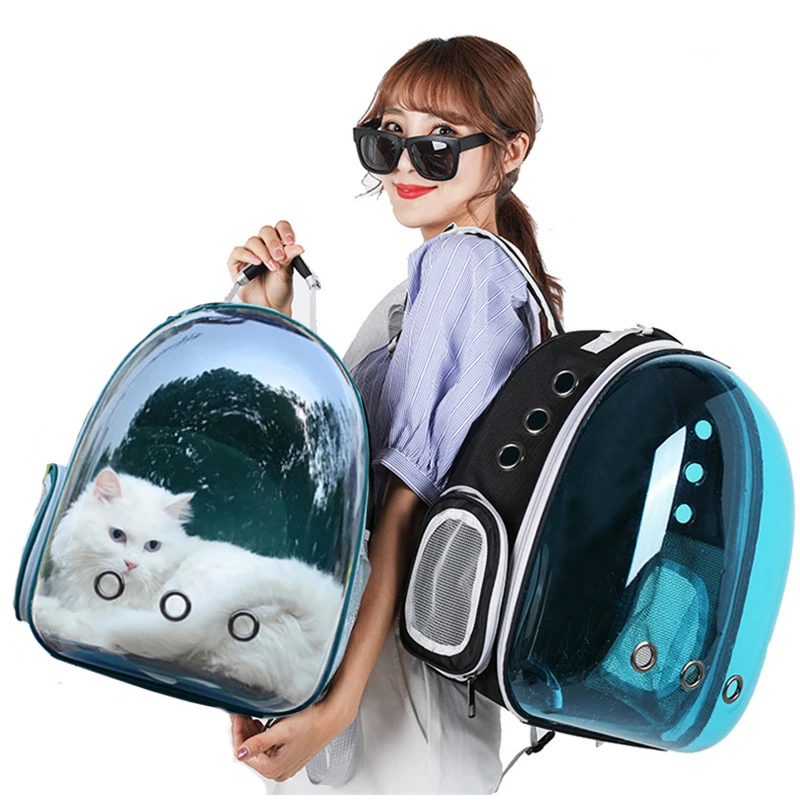 Title 1, Carrying Pet Cat Dog Backpack Out Walking Trave...