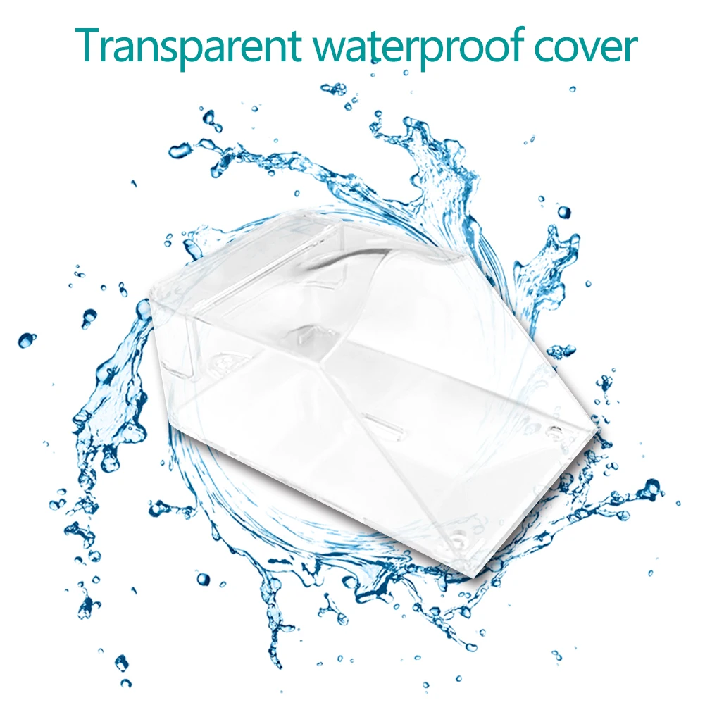 Waterproof Outdoor Transparent Cover for Wireless Doorbell Home Door Bell Ring
