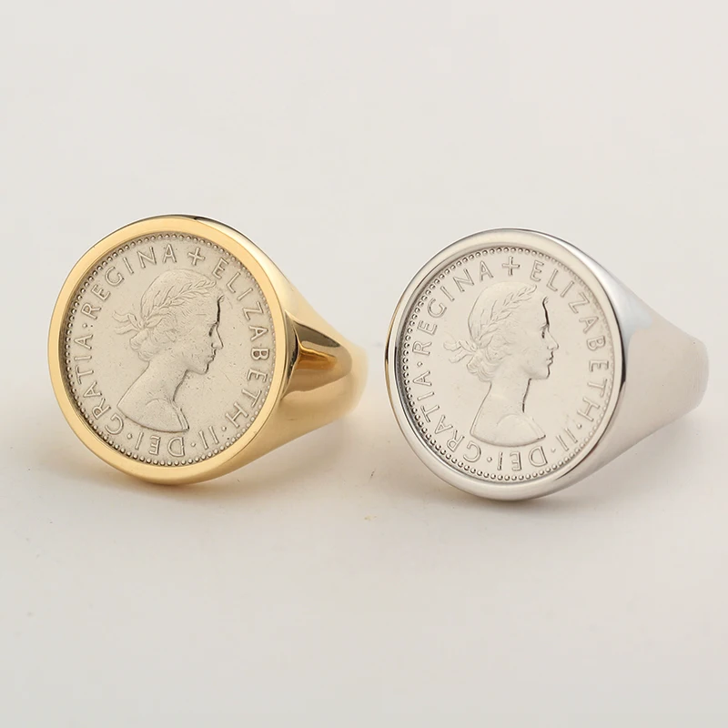 1906 Yellow Gold Full Sovereign Coin Ring | Miltons Diamonds