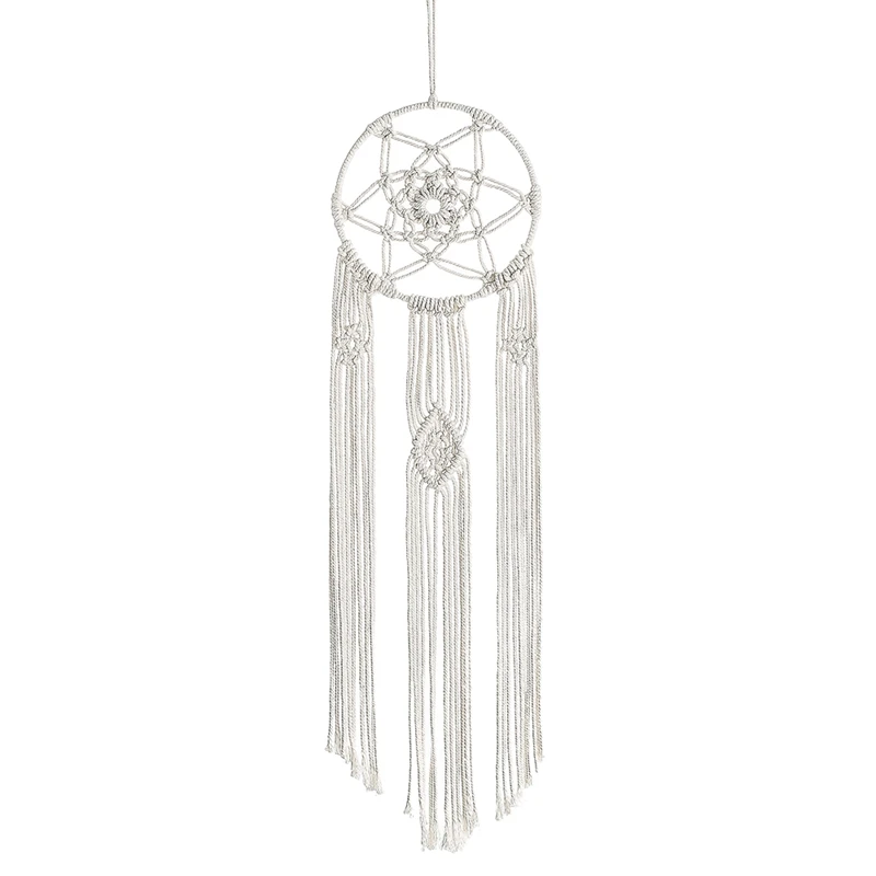 Hot Yo-Dream Catchers Boho Wall Decor Macrame Wall Hanging Art Woven Home Bohemian Dream Catcher Ornament Craft Gift
