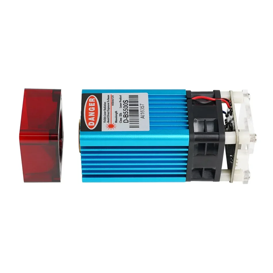 

2.5/5.5W 450nm Fixed Focus 12V High Power Laser Equipment Parts For Automation Laser Engraving Machine