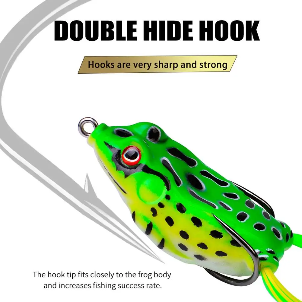 Frog Lures Artificial Soft Bait 5g 4.3cm Realistic Frog Fishing Lures Fishing Tackle For Freshwater Saltwater Dropship