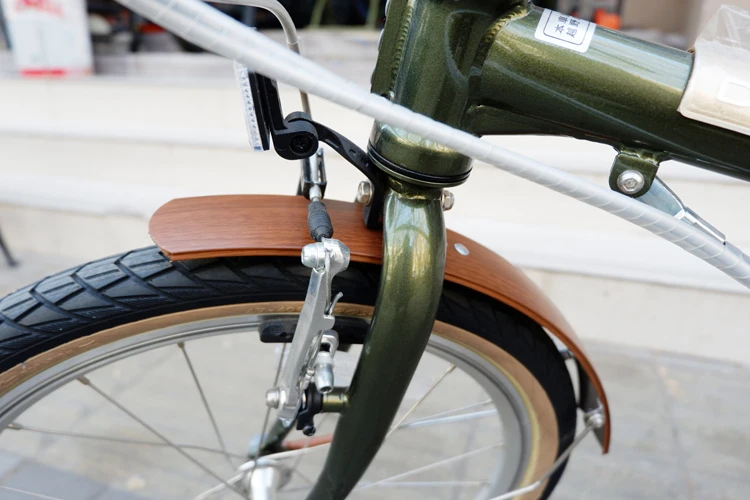 Fenders Bamboo Bike Parts Boxed 16 20 Inch Folding Bike Retro