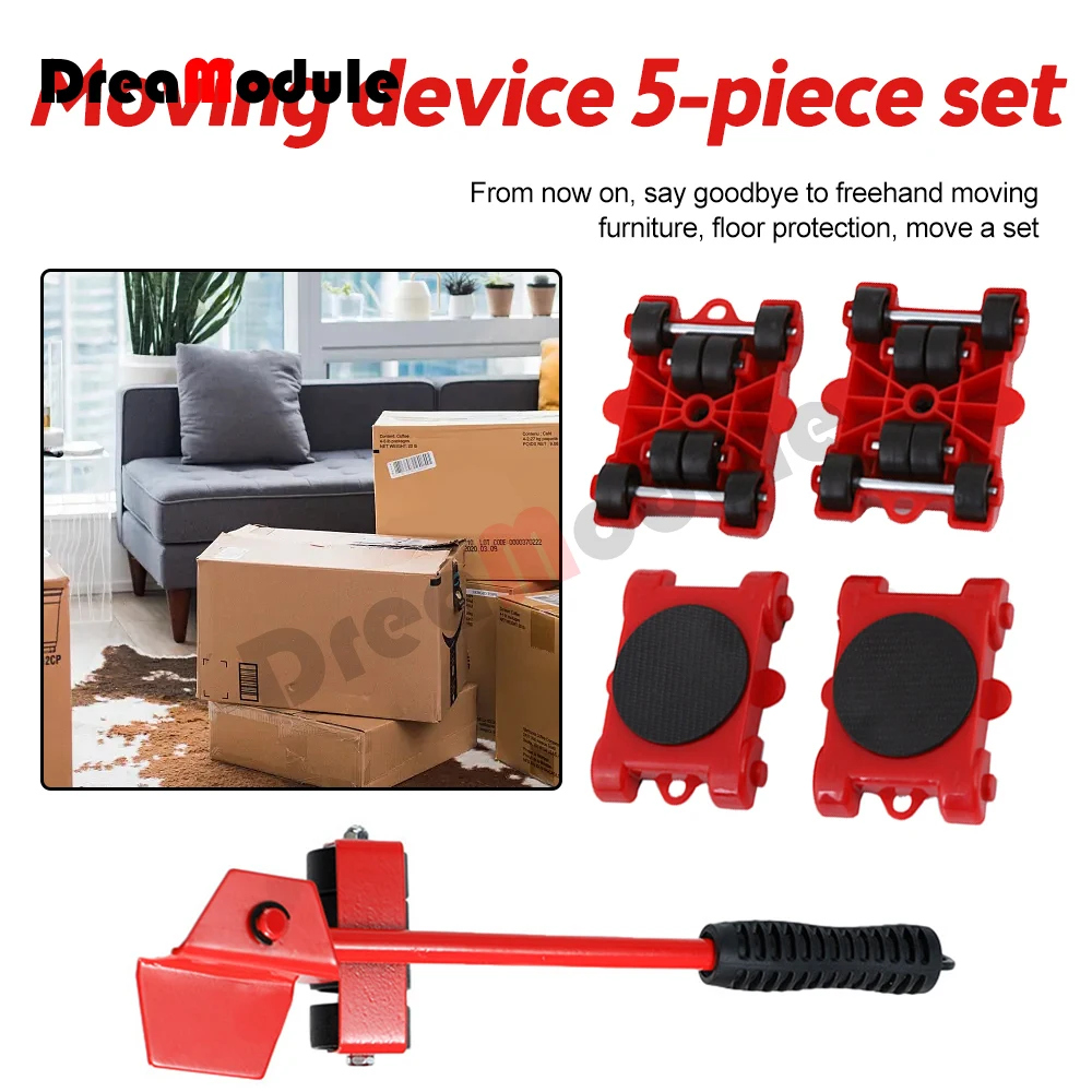 Heavy Duty Furniture Lifter Transport Tool Furniture Mover set 5/14 Move  Roller 1 Wheel Bar for Lifting Moving Furniture Helper - AliExpress