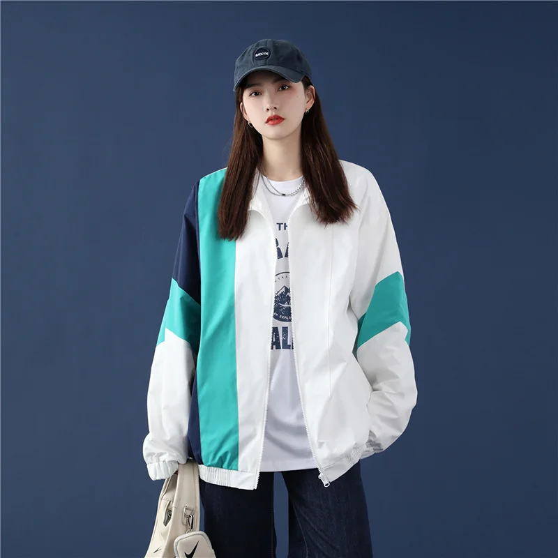 ZOUXO Jacket Women 2023 Spring Autumn Loose Large Size Jacket Kpop Sports Style Baseball Clothes