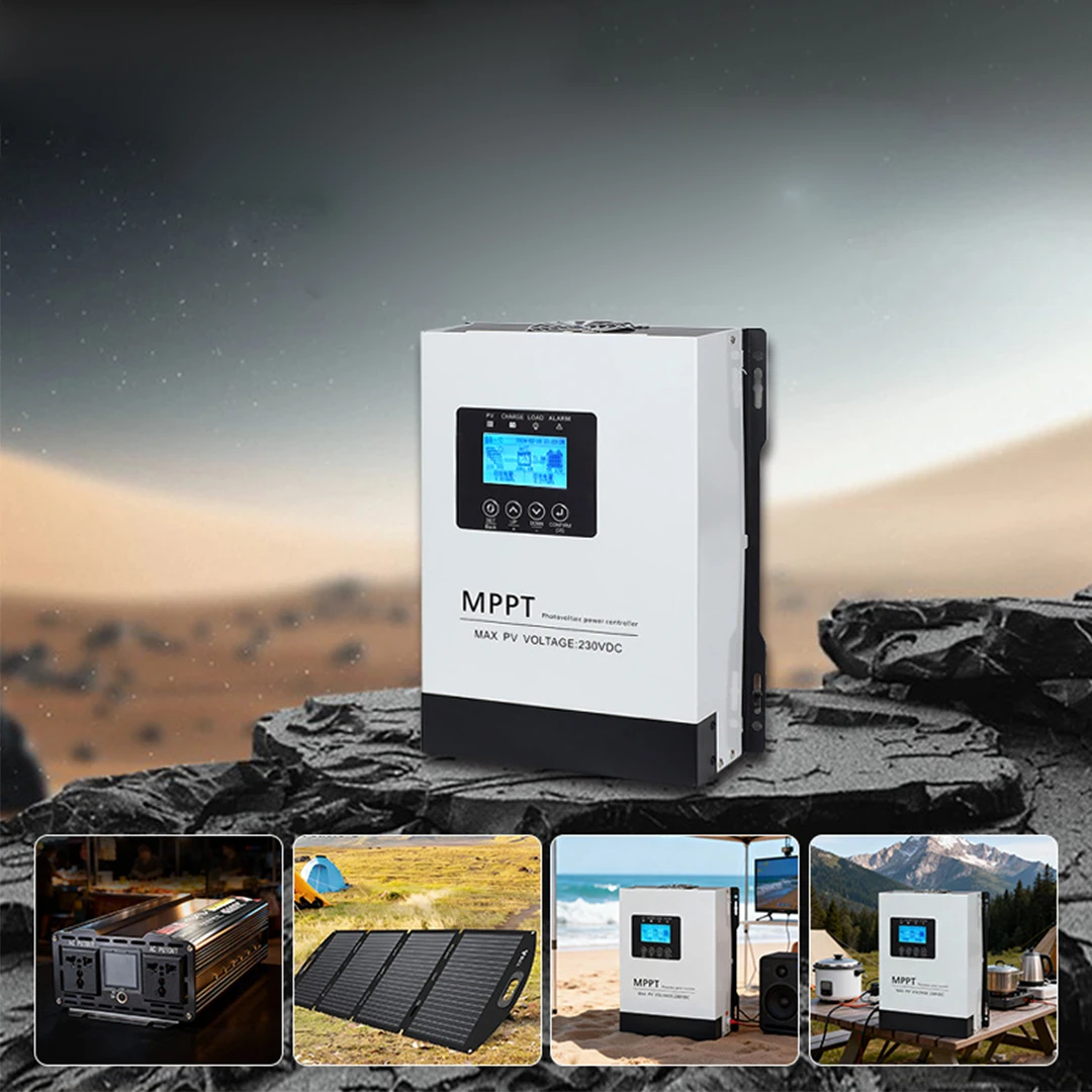 MPPT Solar Controller 30A 60A 120A Automatically Detects Battery Photovoltaic Po