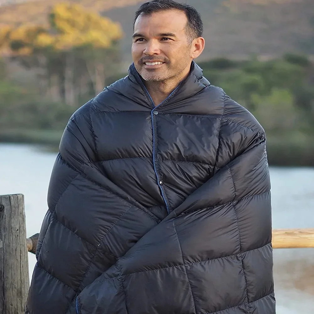 Outdoor Waterproof Down Blankets Camping Blanket for Picnics