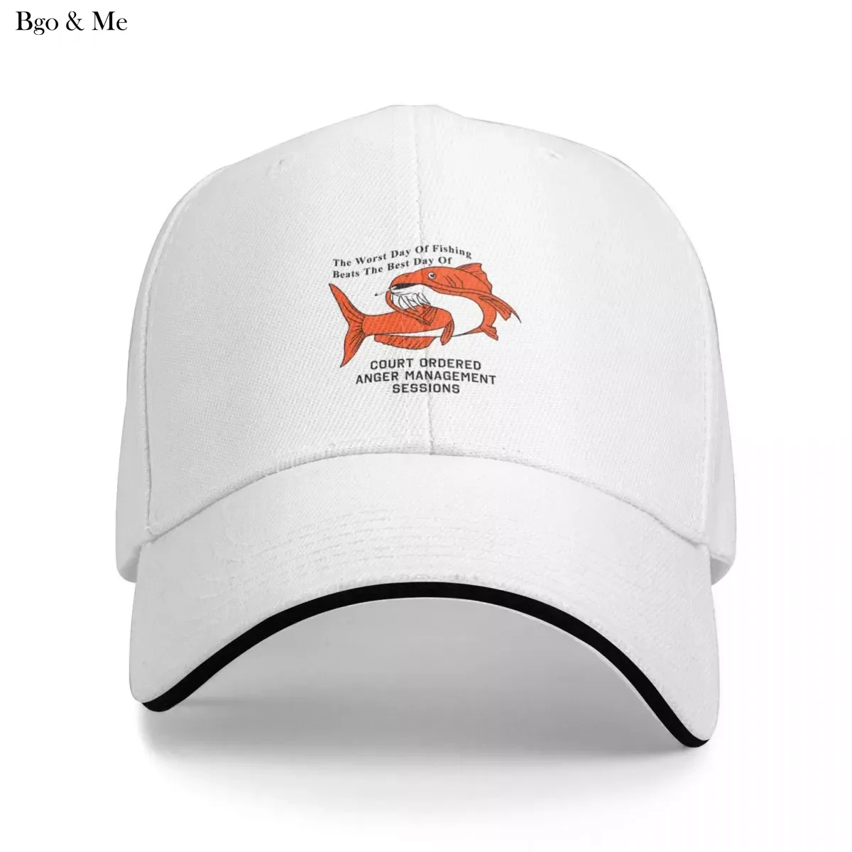 

2023 New The Worst Day Of Fishing Beats The Best Day Of Fishing Baseball Cap Thermal Visor Cap Men's Women's