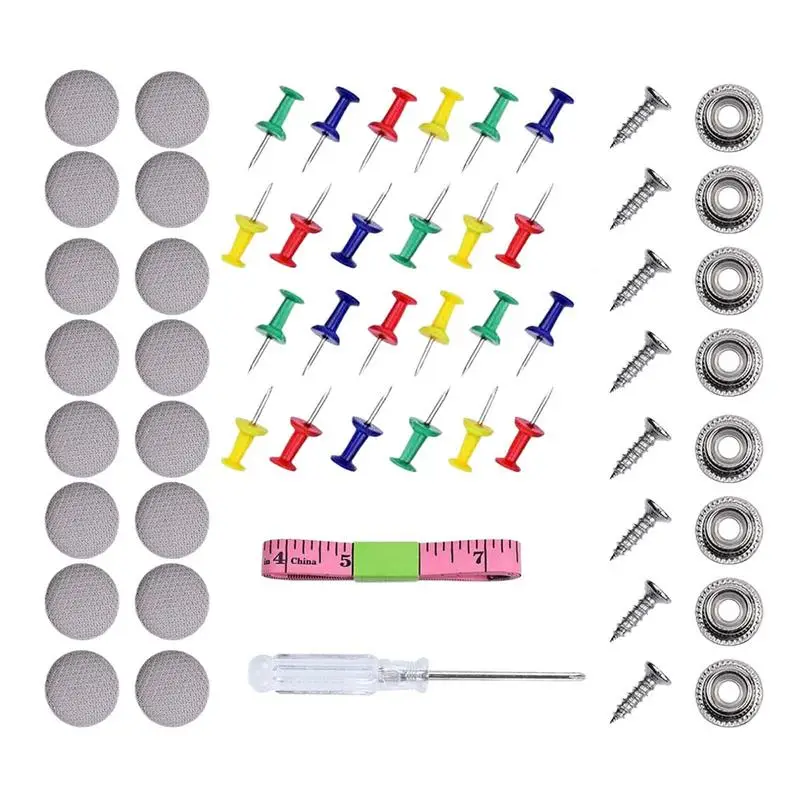 

130Pcs Auto Interior Roof Repair Flexible Ceiling Clips Cloth Drooping Buckle Headliner Kit Rivets Retainer for Car Accessories