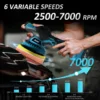 Cordless Car Polisher For Makita Battery Wireless Car Polishing Machine 6 Gears Electric Polish Machines Adjustment Power Tools 5