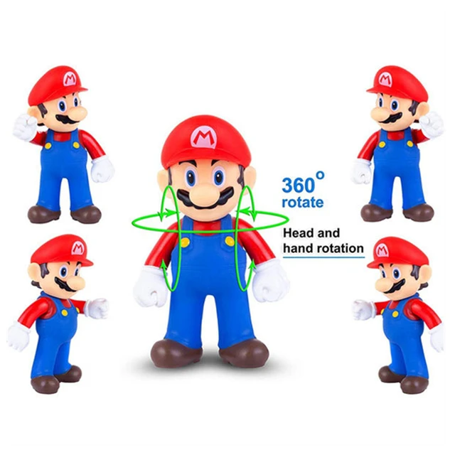 Super Mario Toy Figurine - 5 pcs - Mario & Friends