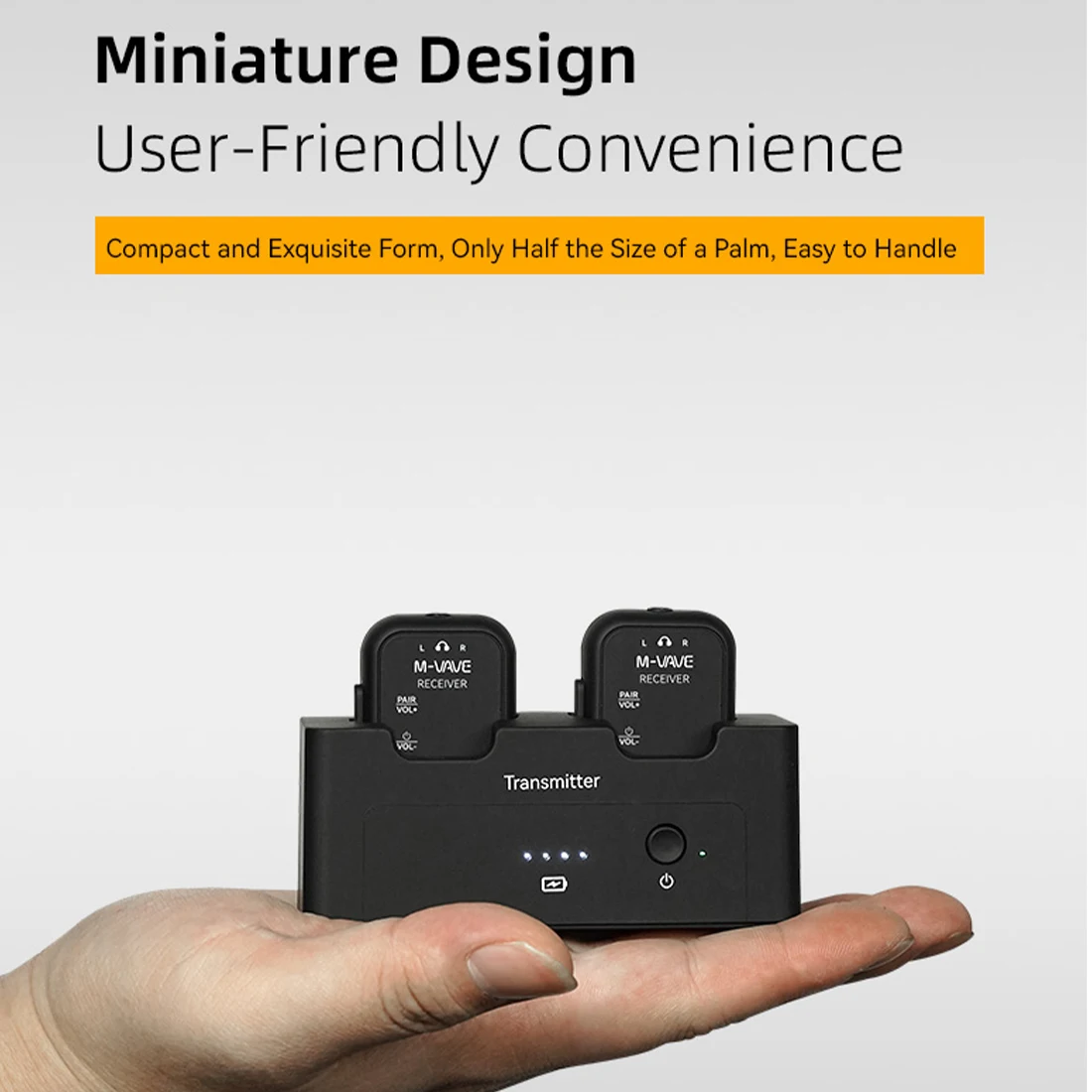 M-VAVE WP-12 2.4G Wireless Earphone Monitor System Wireless System Transmitter Receiver Guitar Accessories