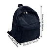 New Trend Backpack Fashion Women Corduroy Backpack College Women Solid Color School Backpack Travel Shoulder Bags For Teenagers 6