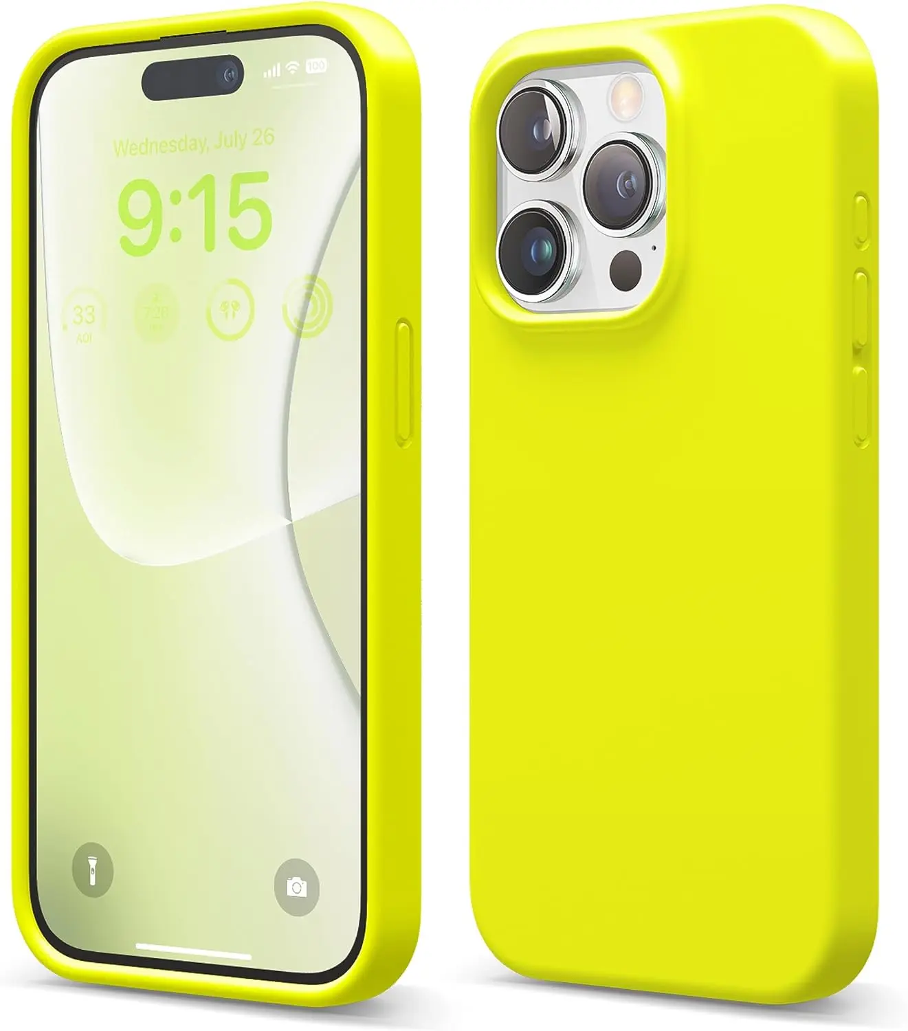 Premium Liquid Silicone Shockproof Protective Phone Case with Microfiber Lining