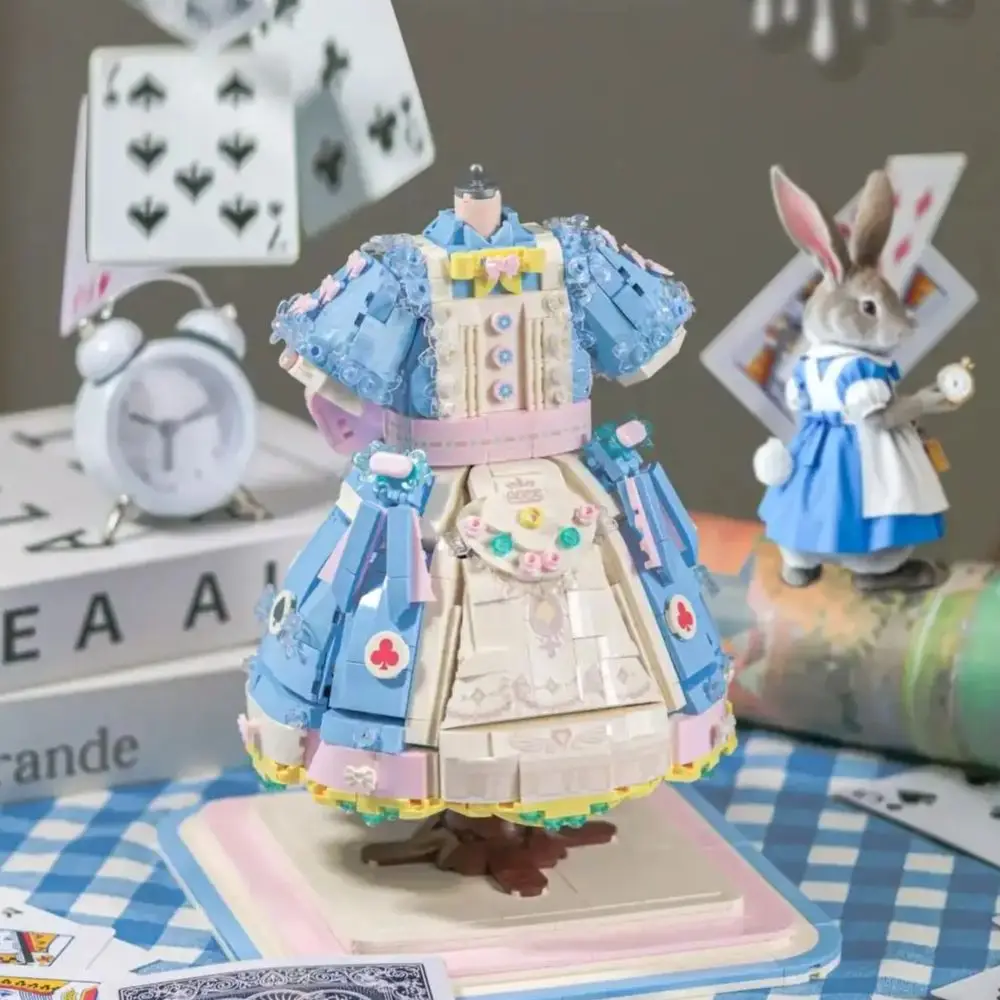 DIY Princess Skirt Building Blocks Toy for Kids
