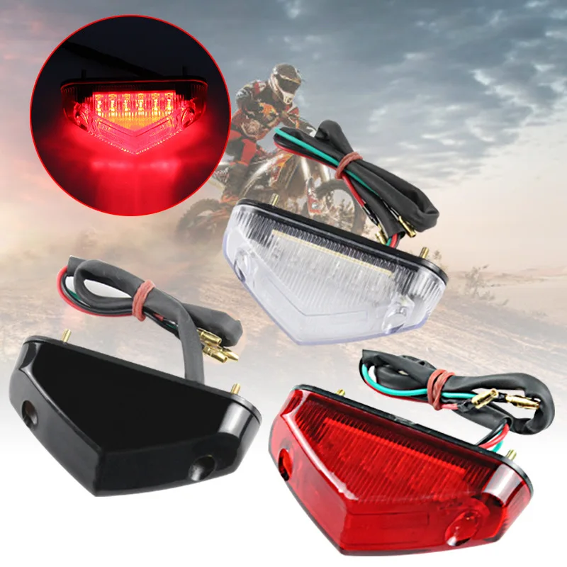 

Universal Motorcycle Tail Light Rear Brake Warning Led Lights 12V Motor Equipments Parts Accessories for Motorcycle Motorbike