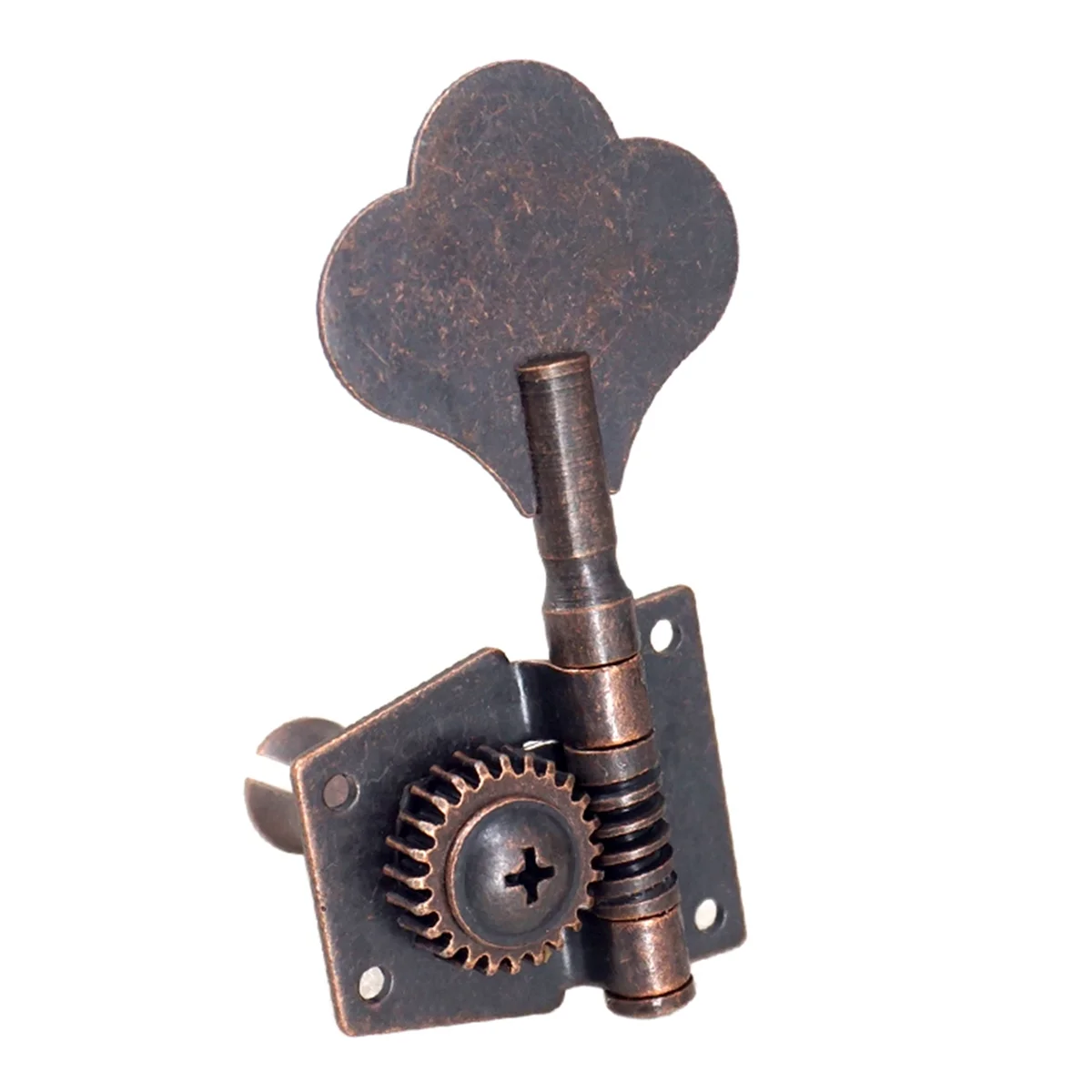 

5 шт. винтажные открытые колышки для струн бас-гитары, колышки для машинной тюнинга, тюнеры 2L3R для 5 струн, бас, красная бронза