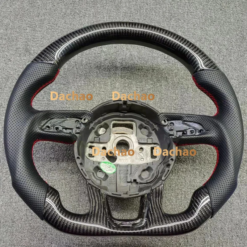 

Real Carbon Fiber Steering Wheel for Audi Q3 2013 2014 2015 2016 2017 2018 2019 2020 2021 2022 Customized