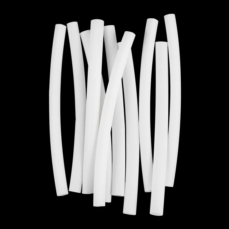 100 pcs heat shrink tube casing heat shrink tube color:white