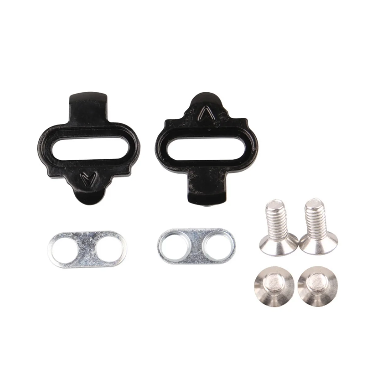

Mountain Bicycle Pedals Cleat Biking MTB Bike Cleat Set Clip-In Clips Kit Nuts Cleats for SHIMANO SPD Pedals Plate