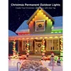 100ft with 60 RGBIC LED Lights for Daily and Accent Lighting, Permanent Outdoor Lights Pro, 75 Scene Modes for Outdoor Decor 1