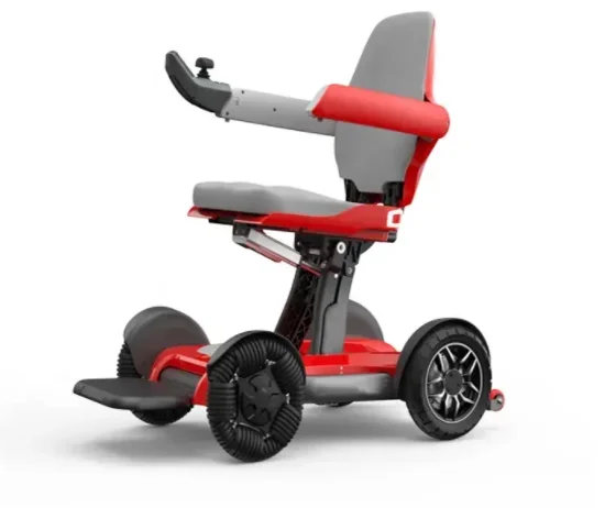 Bluetooth Remote Control Electric Wheelchair Automatic Folding Power Wheelchair
