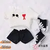 15cm baby clothes cotton doll 20cm doll clothes pants set white sweater 1