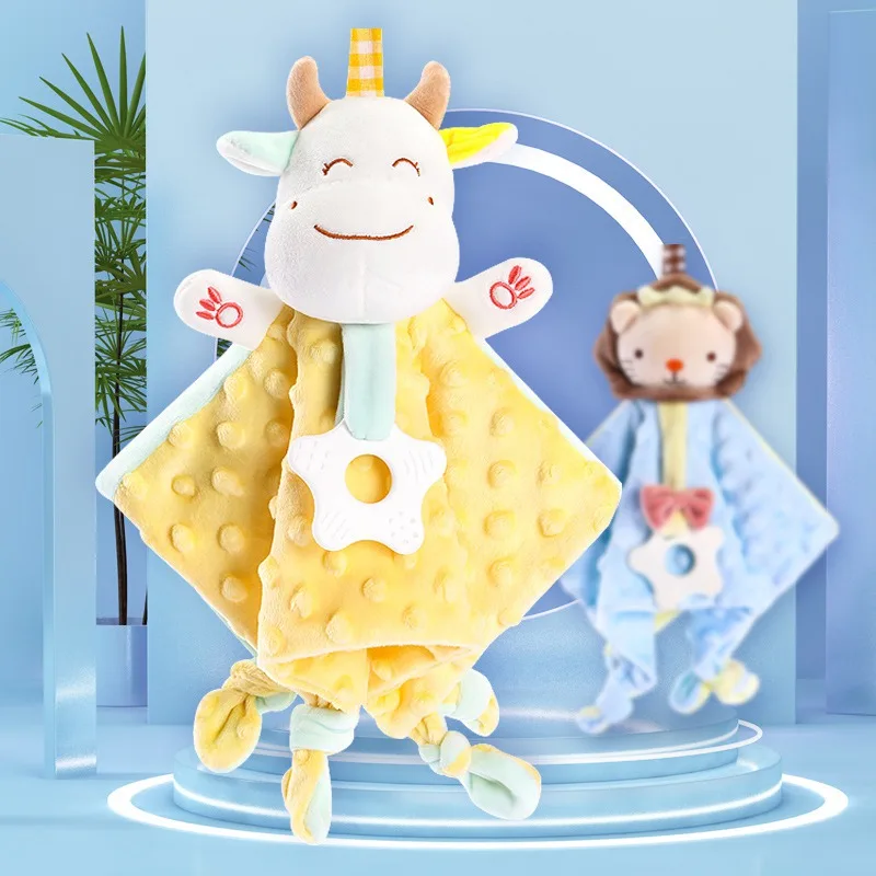 

Baby Plush Stuffed Toys Cartoon Soothe Appease Towel Appease Doll For Newborn Soft Comforting Towel Sleeping Toy Gifts