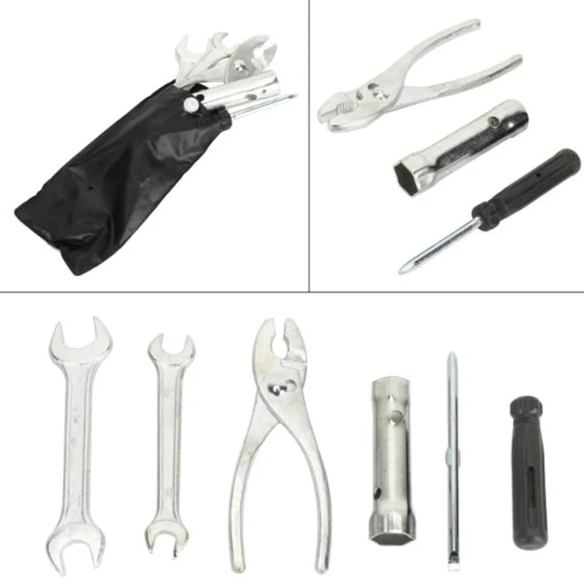 

Universal Motorcycle Repair Tool Spark Plug Wrench Socket Plug Screwdriver Tool Kit Accessories