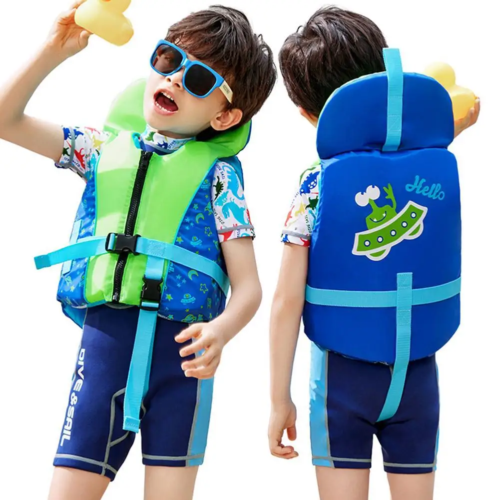 Kids Swim Vest Toddler Buoyancy Swimsuit Toddler Boys Girls Flotation 22-46lbs Swimwear With Adjustable Safety Strap kids swim vest swimming training flotation swimsuit