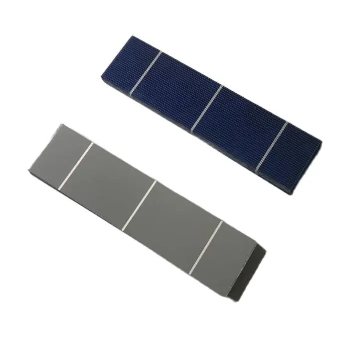 25Pcs Cella Solare 156Mm * 39Mm Mini Celle Soalr Policristalline Di Alta Qualità 1.13 W/Pz Per Modulo Fotovoltaico Pannello Solare 12V Fai Da Te