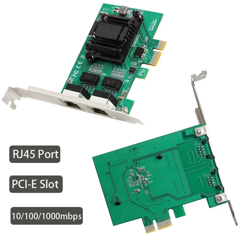 

Сетевой адаптер RJ-45 LAN, высокоскоростной гигабитный сетевой адаптер для сервера, PCI-E гигабитная сетевая карта, Карта Lan, игровая карта PCI-E, 10/100 Мбит/с