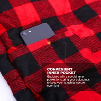 REDCAMP Cotton Flannel Sleeping Bag for Camping Backpacking, Adults Cold Weather Envelope Sleeping Bags with 2/3/4lbs Filling 5