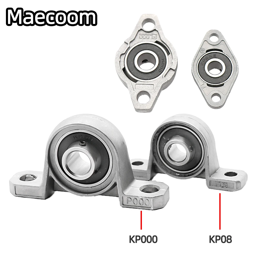 

1PC KFL08 KP08 8/10/12mm Bore Diameter Pillow Block Flange Rhombic Bearing Zinc Alloy 3D Printer DIY Parts for T8 Lead Screw