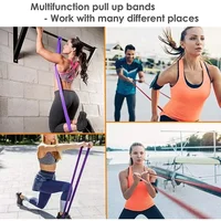 5~120lbs Fitness Resistance Band Boxing Agility Training Workout Gym Equipment Yoga Pilates Accessories Rubber Band Home Gym 2