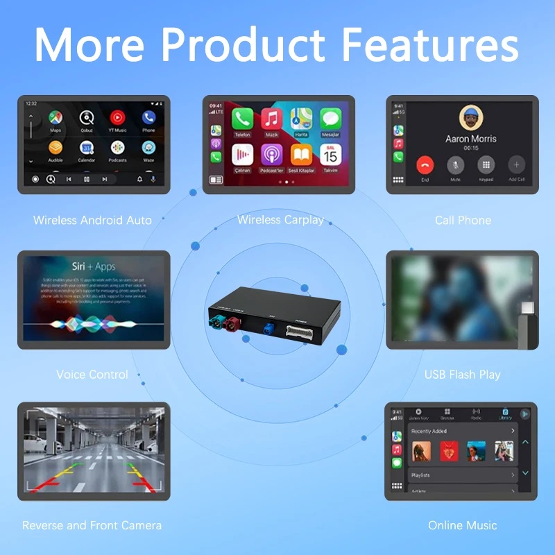 Wireless CarPlay Android AUTO for BMW NBT/CIC System 1 2 3 4 5 6 7 Series X1 X3 X4 X5 X6 MINI E60 E84 E70 F26 F25 F10 F11F20 F21 3 Wireless CarPlay Android AUTO for BMW NBT/CIC System 1 2 3 4 5 6 7 Series X1 X3 X4 X5 X6 MINI E60 E84 E70 F26 F25 F10 F11F20 F21 3