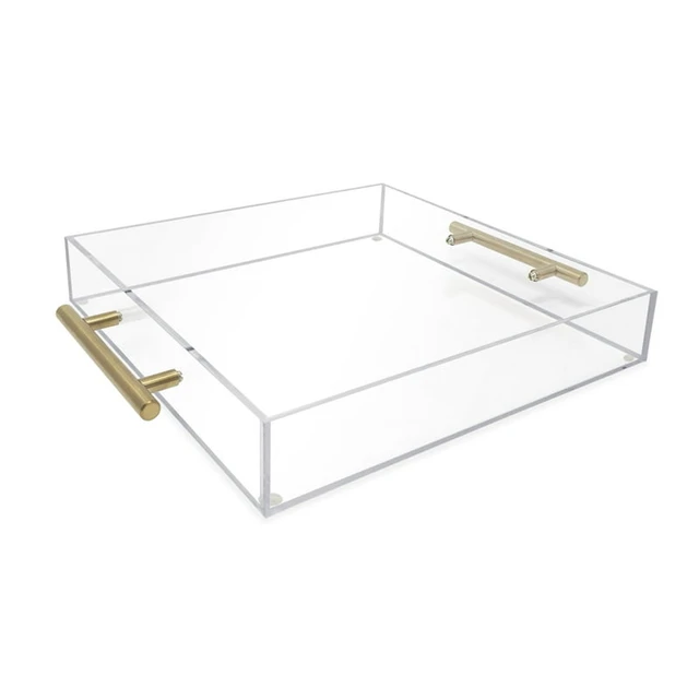 Isaac Jacobs 6-Tray Clear Acrylic Organizer Set, (Six Individual