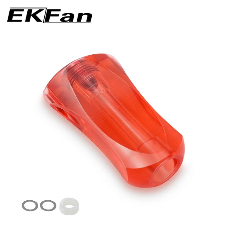 Fishing tackle accessory EKfan new ultra light knob 4.5G acrylic PMMA material axle 4MM 7x4x2.5MM bearing fit dawa Shmano fishing reel