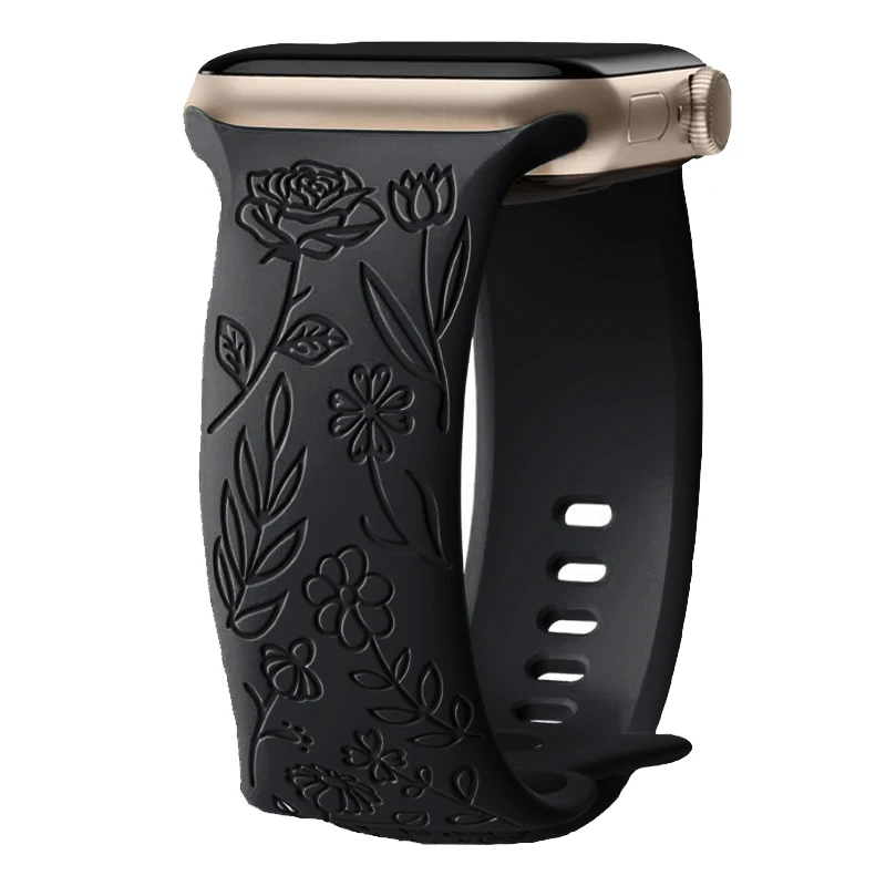 Engraved Silicone Strap