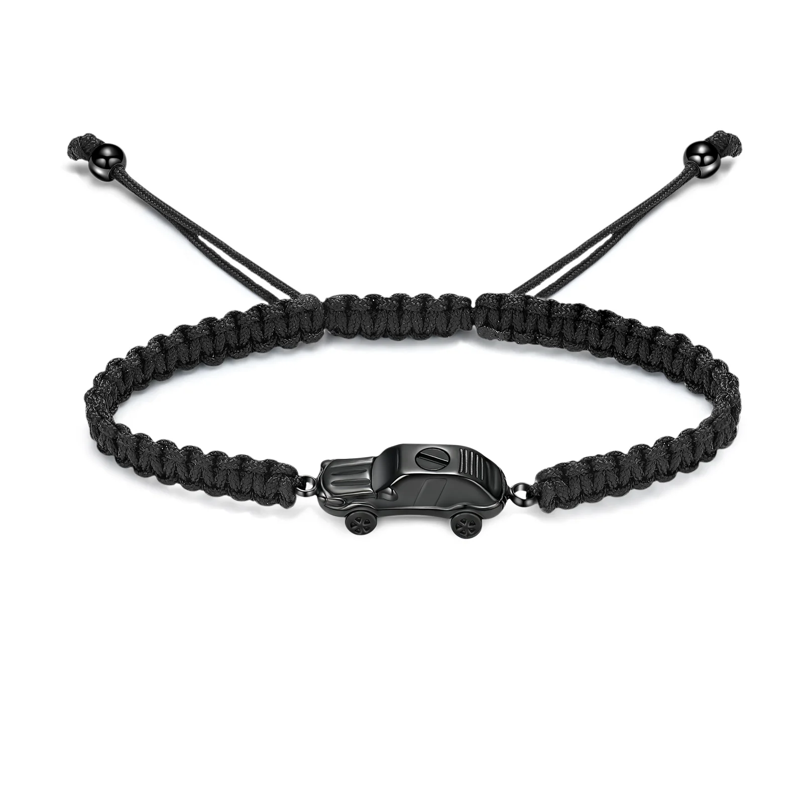 Mini Car Urn Bracciale Per Ceneri Cremazione Gioielli Ricordo Braccialetto Intrecciato Regolabile Braccialetto Racer Regalo Commemorativo Per Donna Uo