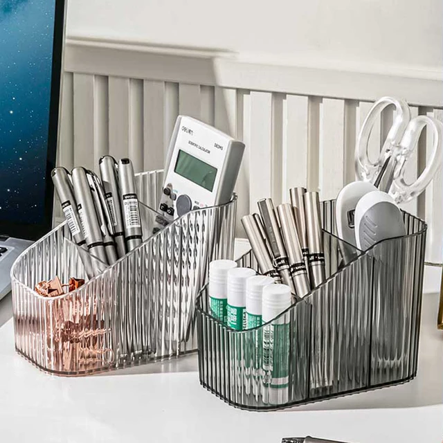 Ins Luxus Kozmetikai Kefék Tartó Doboz Fürdőszoba Krém Rúzs Tároló Tok Rekesz Szervező Konténer Ceruza Toll Tárolás - Image 5